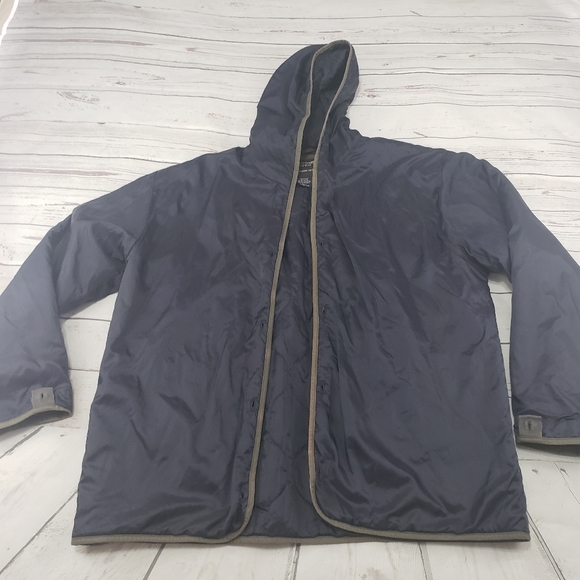 Abercrombie & Fitch Jacket SZ L Zip Up Button Up - Picture 12 of 12